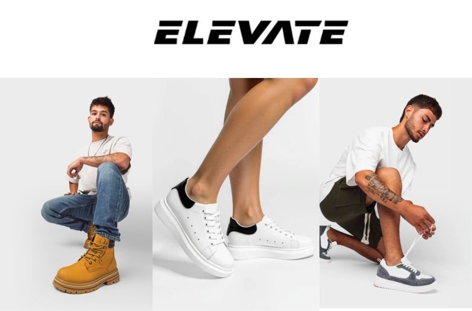 נעליים שמוסיפות גובה לנוחות וביטחון עם Elevate